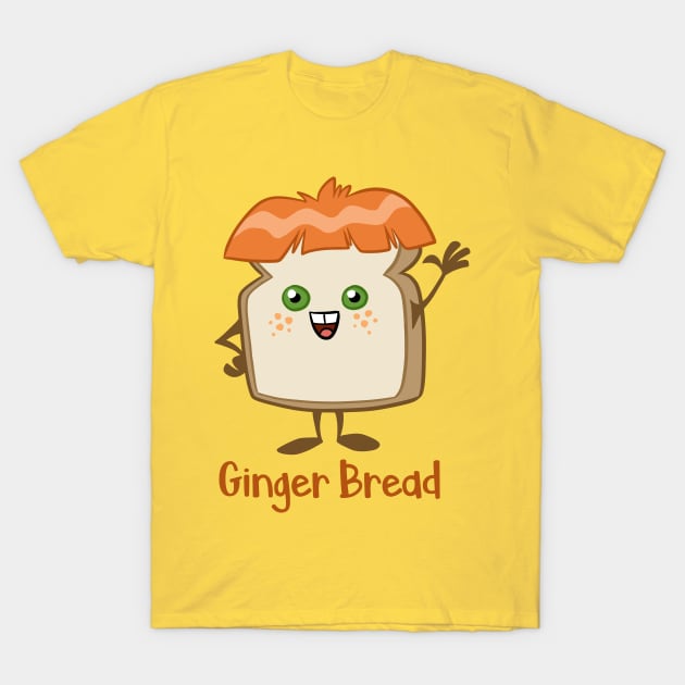 Ginger Bread T-Shirt by binarygod